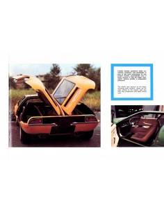 1971 DE TOMASO MANGUSTA BROCHURE 2