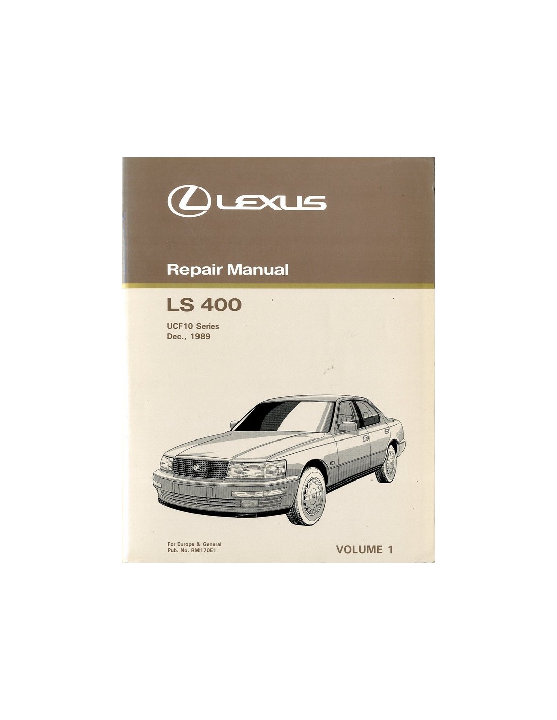 Lexus Ls400 Parts Manual
