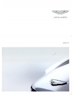 2011 ASTON MARTIN ONE-77 BROCHURE ENGELS