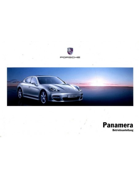 2010 PORSCHE PANAMERA INSTRUCTIEBOEKJE DUITS 