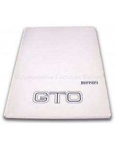 1985 FERRARI 288 GTO INSTRUCTIEBOEKJE