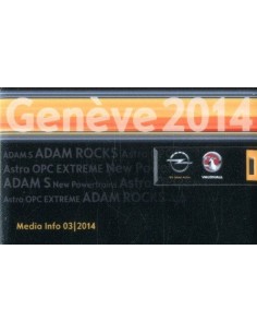 2014 OPEL & VAUXHALL GENEVE PERSMAP USB