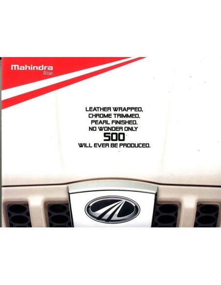 2014 MAHINDRA SCORPIO BROCHURE ENGELS