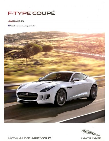 2014 JAGUAR F TYPE COUPÉ BROCHURE ENGELS 