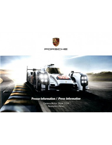 2014 PORSCHE GENEVE PERSMAP + 1X USB