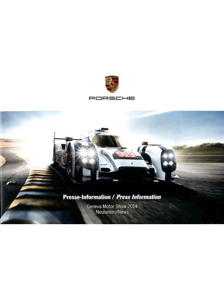 2014 PORSCHE GENEVE PERSMAP + 1X USB