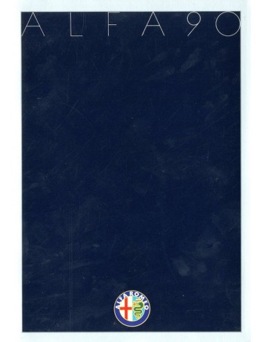 1984 ALFA ROMEO 90 BROCHURE DUTCH