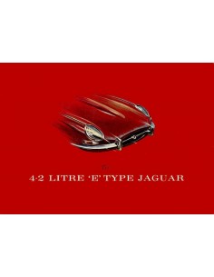 1965 JAGUAR E TYPE 4.2 LITRE BROCHURE ENGELS