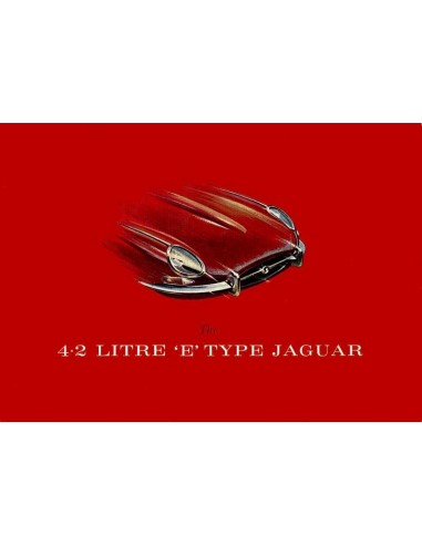 1965 JAGUAR E TYPE 4.2 LITRE BROCHURE ENGELS