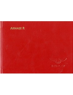 2003 BENTLEY ARNAGE R BOORDMAP DUITS