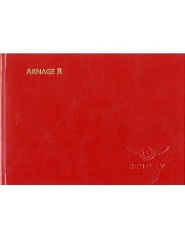 2003 BENTLEY ARNAGE R BOORDMAP DUITS