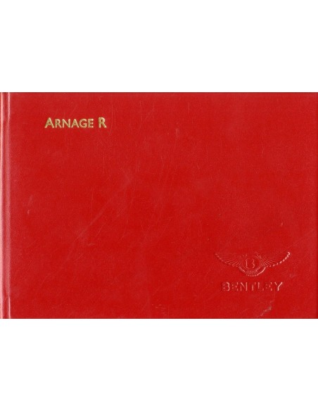 2003 BENTLEY ARNAGE R BOORDMAP DUITS