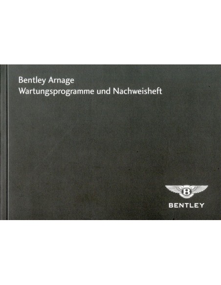 2003 BENTLEY ARNAGE R BOORDMAP DUITS
