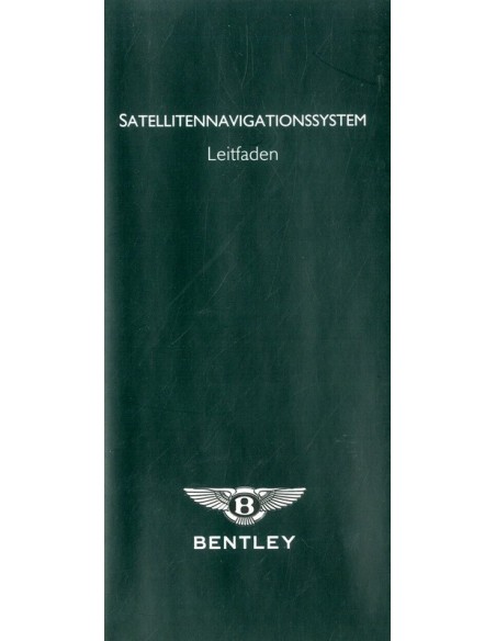 2003 BENTLEY ARNAGE R BOORDMAP DUITS