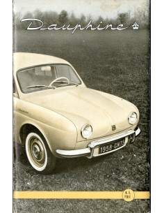 1958 RENAULT DAUPHINE INSTRUCTIEBOEKJE NEDERLANDS