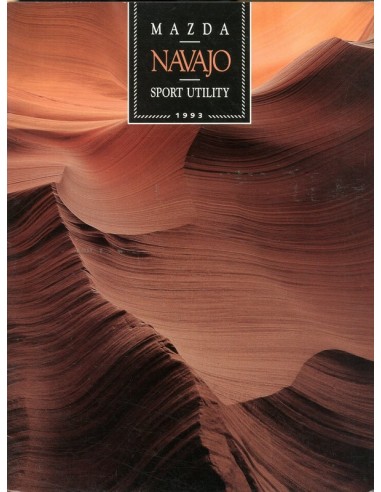 1993 MAZDA NAVAJO BROCHURE ENGELS