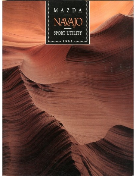 1993 MAZDA NAVAJO BROCHURE ENGELS