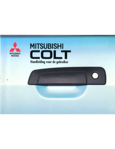 1995 MITSUBISHI COLT INSTRUCTIEBOEKJE NEDERLANDS