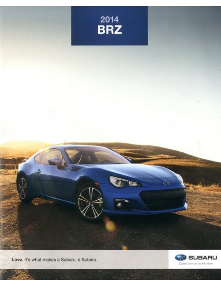 2014 SUBARU BRZ BROCHURE ENGELS
