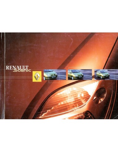 2002 RENAULT MEGANE SCENIC INSTRUCTIEBOEKJE NEDERLANDS