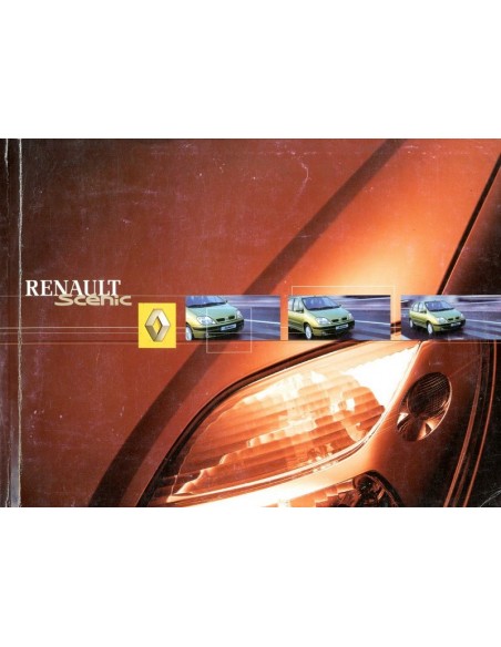 2002 RENAULT MEGANE SCENIC INSTRUCTIEBOEKJE NEDERLANDS