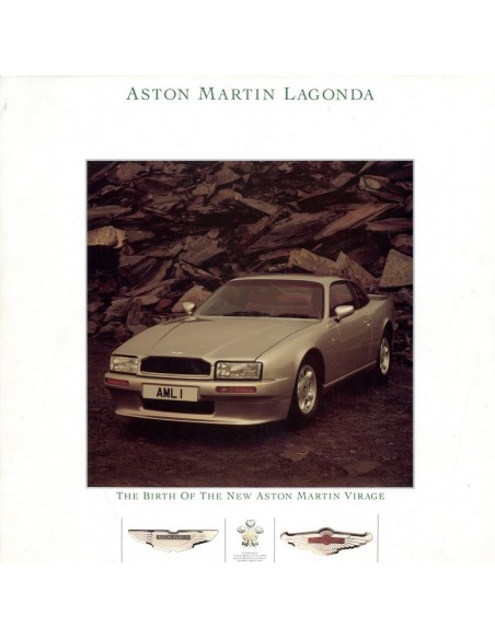 1988 ASTON MARTIN VIRAGE COUPE BROCHURE ENGELS
