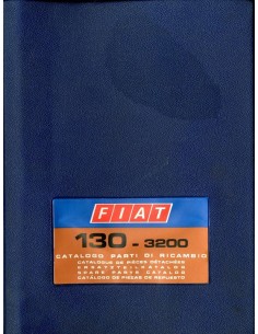 1973 FIAT 130 - 3200 ONDERDELENHANDBOEK 