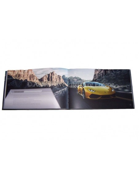 2014 LAMBORGHINI HURACAN LP 610-4 HARDCOVER BROCHURE ENGELS