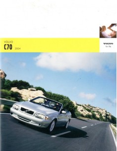 2004 VOLVO C70 CABRIOLET BROCHURE ENGELS