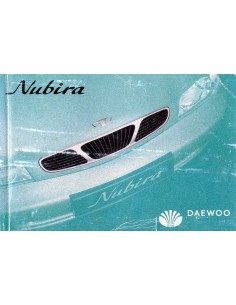 1999 DAEWOO NUBIRA INSTRUCTIEBOEKJE NEDERLANDS