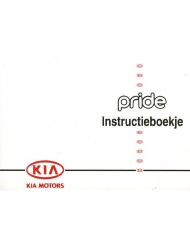 1995 KIA PRIDE INSTRUCTIEBOEKJE NEDERLANDS