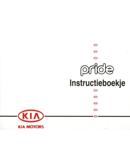 1995 KIA PRIDE INSTRUCTIEBOEKJE NEDERLANDS