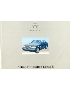 1997 MERCEDES BENZ S KLASSE INSTRUCTIEBOEKJE FRANS