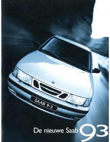 1998 SAAB 9-3 BROCHURE NEDERLANDS