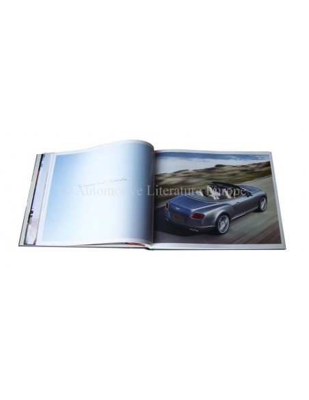 2012 BENTLEY CONTINENTAL CONVERTIBLE GT W12 HARDCOVER BROCHURE ENGELS