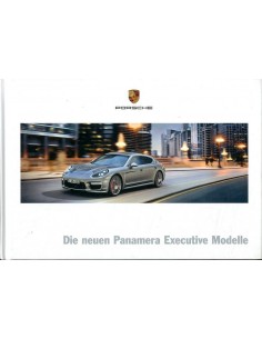 2014 PORSCHE PANAMERA EXECUTIVE MODELLE HARDCOVER BROCHURE DUITS