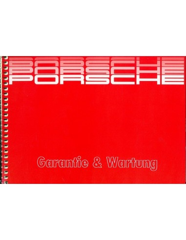 1987 PORSCHE GARANTIE & ONDERHOUD DUITS