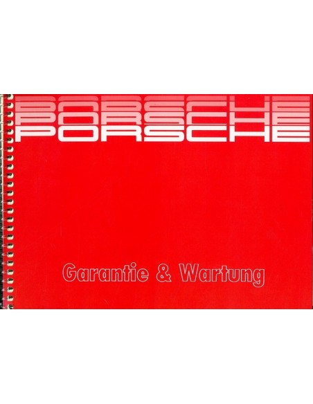 1987 PORSCHE GARANTIE & ONDERHOUD DUITS