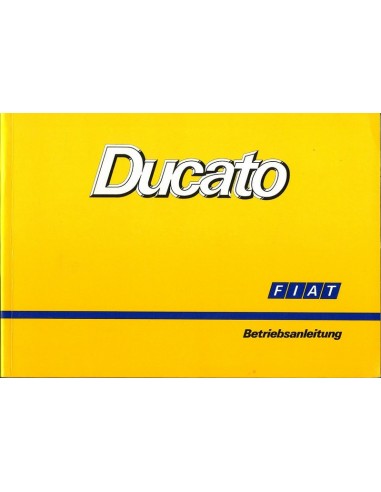 1991 FIAT DUCATO INSTRUCTIEBOEKJE DUITS