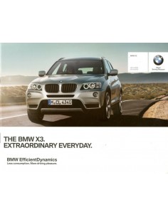 2013 BMW X3 BROCHURE ENGELS (INDIA)