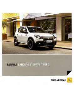 2014 RENAULT SANDERO STEPWAY TWEED BROCHURE PORTUGEES (BRAZILIE)