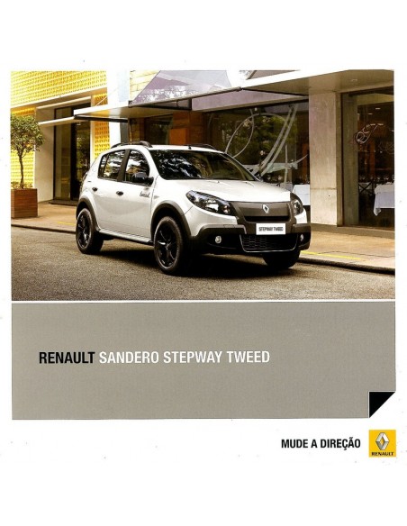 2014 RENAULT SANDERO STEPWAY TWEED BROCHURE PORTUGEES (BRAZILIE)