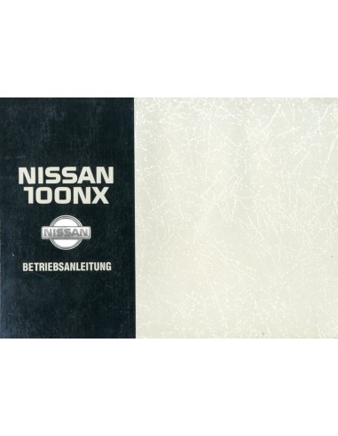 1993 NISSAN 100NX INSTRUCTIEBOEKJE DUITS