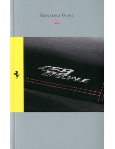 2013 FERRARI 458 SPECIALE VERKORT INSTRUCTIEBOEKJE ENGELS