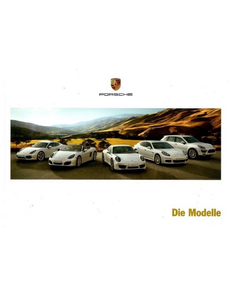 2014 PORSCHE PROGRAMMA BROCHURE DUITS