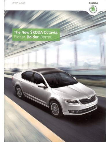 2014 SKODA OCTAVIA BROCHURE ENGELS (INIDA)