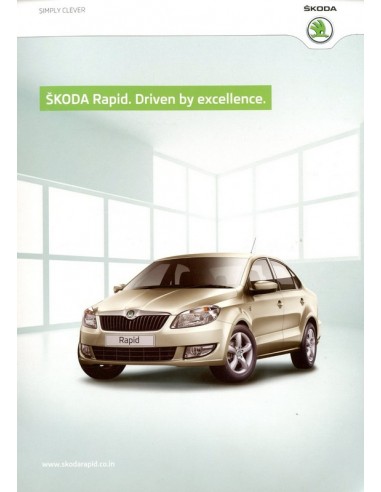 2014 SKODA RAPID BROCHURE ENGELS (INIDA)