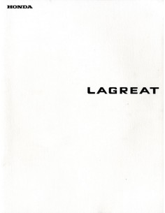 1999 HONDA LAGREAT BROCHURE JAPANS