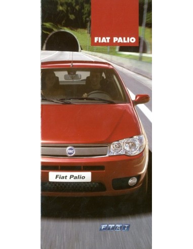 2004 FIAT PALIO BROCHURE PORTUGEES (BRAZILIË)