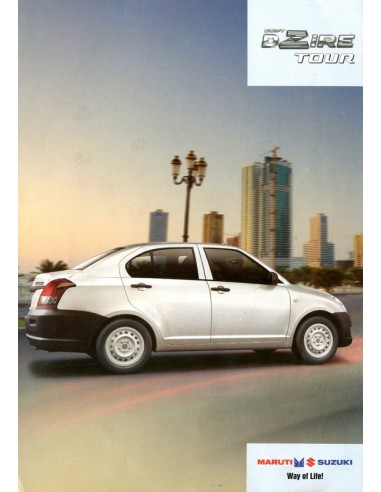 2013 MARUTI SUZUKI DZIRE TOUR BROCHURE ENGELS